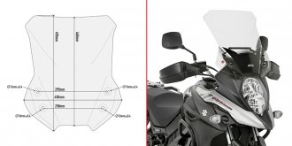 PARABRISAS GIVI D3112ST PARA SUZUKI V-STROM DL 650