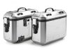 PACK DE 2 MALETAS EN ALUMINIO ACABADO NEGRO, 36 L., CON LA MISMA LLAVE, CONTIENE UN TERCER BOMBÍN CON LA MISMA LLAVE DE LAS DOS MALETAS DLMK36BPACK2