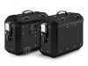 PACK DE 2 MALETAS EN ALUMINIO ACABADO NEGRO, 36 L., CON LA MISMA LLAVE, CONTIENE UN TERCER BOMBÍN CON LA MISMA LLAVE DE LAS DOS MALETAS DLMK36BPACK2