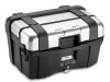 MALETA NEGRA 46 L. CON ACABADO EN ALUMINIO ANODIZADO DOTADA DE UNA VENTANILLA DE APERTURA SUPERIOR TRK46N