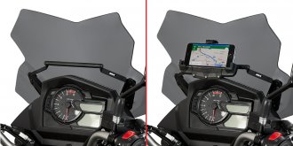 BARRA PORTA CELULAR GIVI FB3112 PARA SUZUKI DL 650 V-STROM 2017 - 2020