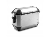 JUEGO DE MALETAS LATERALES MONOKEY® TREKKER ALASKA DE ALUMINIO NATURAL, 36 L., CON LLAVES IGUALES Y TERCER BOMBÍN PARA MONTAR EN CASO DE MALETA CENTRAL ALA36BPACK